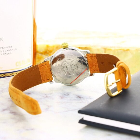 Longines Hour Angle by Charles A. Lindbergh, Champagne/Silver Dial - Yellow Gold - Picture 7 of 11